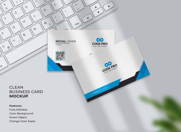 Business card mockup Free Download