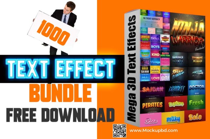 1000+ photoshop PSD Text Effects Free Download mockupbd.com