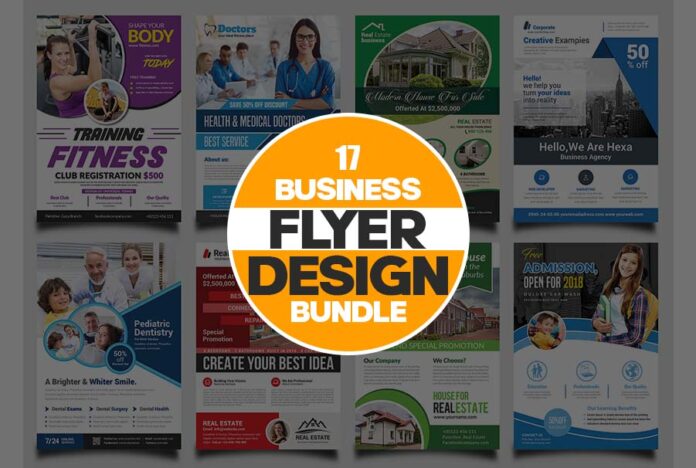 Creative Flyer Design Templates Bundle Free Download Part 17