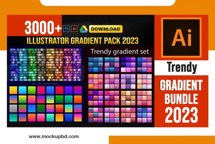 illustrator Gradient swatches Pack Free Download