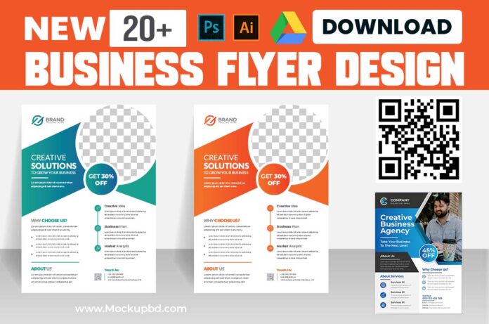 Creative business Flyer design New 20 Templates Bundle Free Download